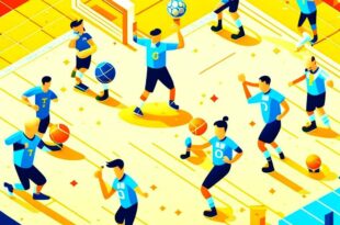 Top 10 soccer clubs celebrating with trophies on a soccer field under bright stadium lights